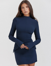 Èlatique™ Navy Cargo Mini Dress